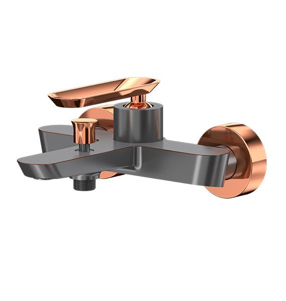 HERMES - Banyo Bataryası Fırçalı Bronz - Rose Gold