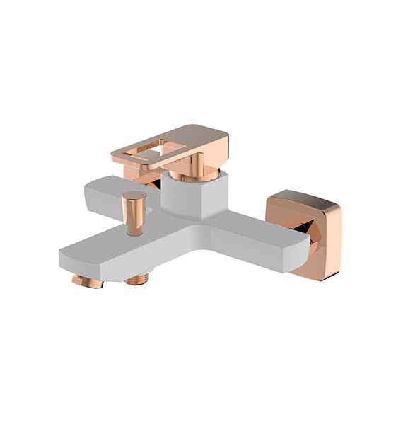 SALVO PLUS COLOURS - Banyo Bataryası - Beyaz - Rose Gold