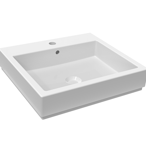 INFINITUM - GÖVDE ÜSTÜ LAVABO TEK DELİKLİ TAŞMA KANALSIZ