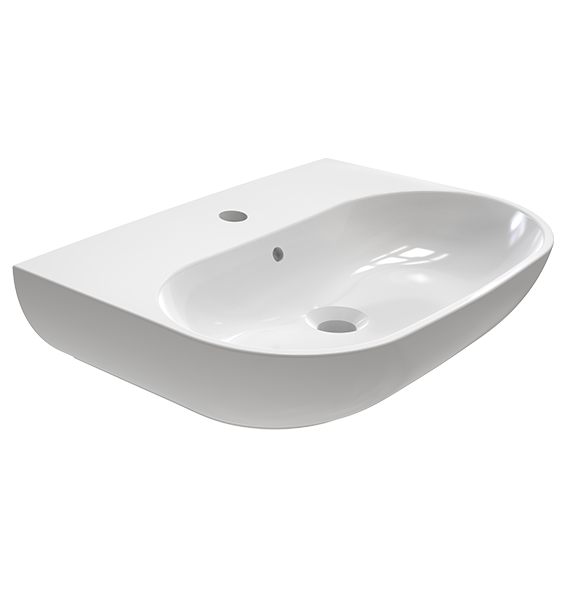 VOKHA - DUVAR MONTAJLI LAVABO BATARYA DELİKLİİ TAŞMA KANALLI