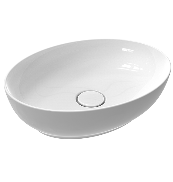 MOTTO - OVAL GÖVDE ÜSTÜ LAVABO BATARYA DELİKSİZ TAŞMA KANALSIZ