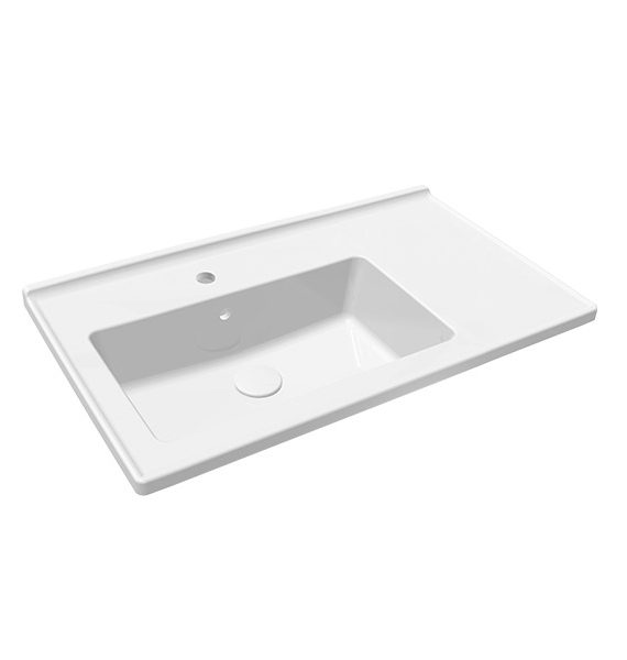 NEPTUN - KONSOLLU SAĞDAN ETAJERLİ LAVABO BATARYA DELİKLİİ TAŞMA KANALLI