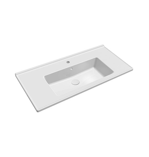 NEPTUN - KONSOLLU LAVABO BATARYA DELİKLİİ TAŞMA KANALLI