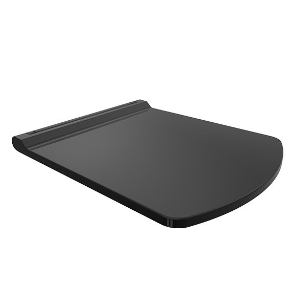 SALVO - MONOSLIM UF/DUROPLAST YAVAŞ KAPANIR TAK ÇIKAR KLOZET KAPAĞI PARLAK SİYAH