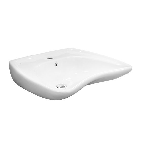 TEK PARÇA - Engelliler İçin Lavabo BATARYA DELİKLİi Taşma Kanallı